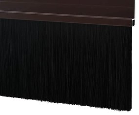 vidaXL Αυτοκόλλητες σφραγίδες πόρτας 12 pcs Καφέ 100 cm