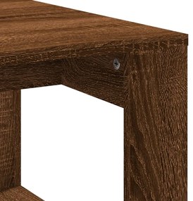 vidaXL Τραπεζάκι Σαλονιού Καφέ Δρυς 102 x 50 x 35 εκ. Επεξεργ. Ξύλο
