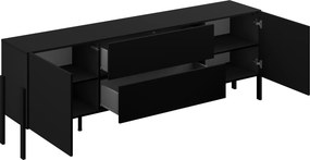Έπιπλο τηλεόρασης Plum 2D2D-Μαύρο