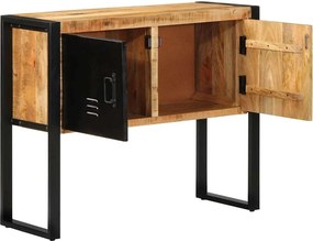 VidaXL Ντουλάπι κονσόλας 90x35x75 cm Μασίφ ακατέργαστο ξύλο Μάνγκο