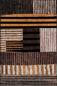 Χαλί WOOSONIL096 White-Orange-Brown Conceptum Hypnose 160X230cm