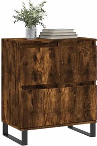 vidaXL Ντουλάπι Καπνιστή Δρυς 60x35x70 εκ. από Επεξεργασμένο Ξύλο