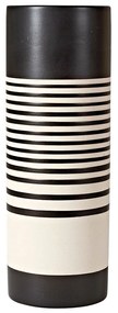 Βάζο Κεραμικό Vase 2316 9x22cm Black-Beige Kentia κεραμικο