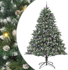 vidaXL Τεχνητό Χριστουγεννιάτικο Δέντρο με 300 LED Πράσινο 240 cm