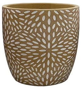 Κασπώ (Φ15x14.5) Marhome Καφέ/Λευκό 06-20054