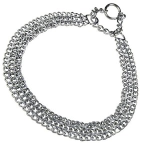 Κολλάρο Σκύλου Hs Sprenger Ασημί 2 mm Τρίκλινο Σύνδεσμοι (55 cm)