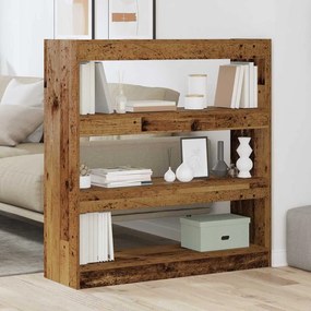 vidaXL Βιβλιοθήκη 3 επιπέδων 100 x 30 x 103 εκ. Επεξεργασμένο Ξύλο