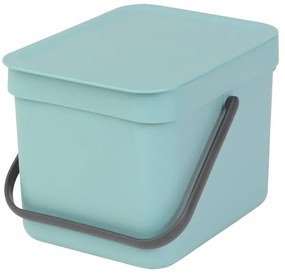 Brabantia 648971 Κάδος απορριμμάτων Sort&amp;Go 6L, Mint
