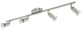 Φωτιστικό Σποτ Eglo 92598 BUZZ-LED Νίκελ ματ (Nickel Mat- Satin) 3000K