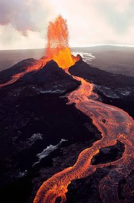 Φωτογραφία Kilauea Volcano Erupting, Jim Sugar