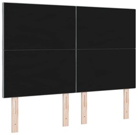 vidaXL Υφασμάτινο Κεφαλάρι Geometric Ανοιχτό γκρι 160 cm ύφασμα