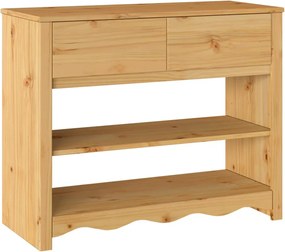 vidaXL Τραπέζι κονσόλας με συρτάρι Drammen Δρυς 89,5 x 37 x 73 εκ
