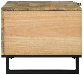 vidaXL Τραπεζάκια Σαλονιού Καφέ 80 x 50 x 40 cm Μασίφ ξύλο μάνγκο