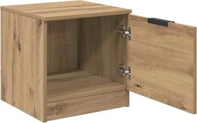 vidaXL Ντουλάπι κρεβατιού 2 τμχ. Artisan Oak 40 x 39 x 40 εκ.
