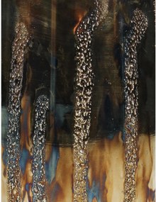 Κηροπήγιο ArteLibre Ασημί Γυαλί 12x12x12cm