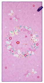 Παιδική Πετσέτα Θαλάσσης Microfiber (70x140) 2 Όψεων Nima Be Happy