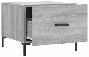 vidaXL Τραπεζάκια Σαλονιού 2 τεμ Γκρι sonoma 50x50x40 εκ Επεξ. Ξύλο