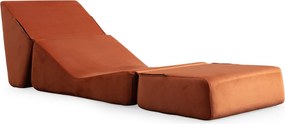 1-Seat Sofa-Bed Origami Convertable - Orange Orange
