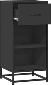 vidaXL Ραφιέρα Καφέ Δρυς 35,5x35x76 εκ. Επεξ. Ξύλο + Μέταλλο