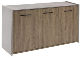 BONDI 2 ΜΠΟΥΦΕΣ SONOMA ΣΚΟΥΡΟ CEMENT 160x45xH85cm - 05-0621 - 05-0621