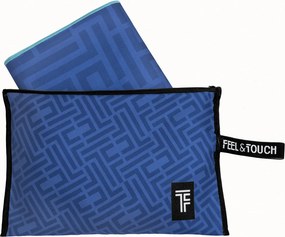 Πετσέτα Θαλάσσης Microfiber 2 Όψεων + Νεσεσέρ Παραλίας (2τμχ) Feel & Touch Motivo 01
