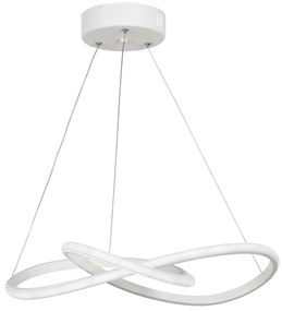 Φωτιστικό Οροφής Mercury 01-0351 Led 48W Φ50x60cm White Heronia Μέταλλο