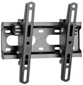 POWERTECH επιτοίχια βάση τηλεόρασης PT-1126, 23-43", έως 45kg, ρυθμιζόμενη κλίση