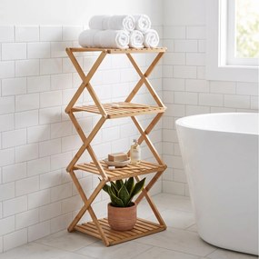 Ραφιέρα μπάνιου Bathroom Solutions bamboo - 40x33.5x93.5cm