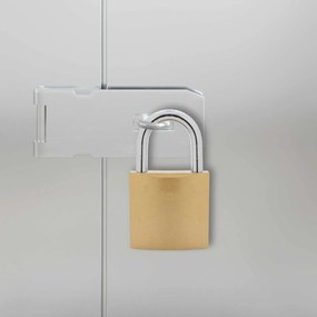 vidaXL Κλειδαριά U με Κλειδιά 12 pcs Ορείχαλκος Σίδερο