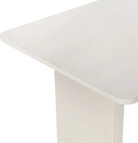 Τραπέζι Linza Megapap χρώμα λευκό 180x90x75εκ.