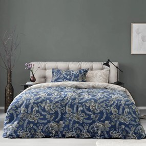 Σεντόνια Μονά (Σετ) Kocoon Anelka Blue Μπλε ΧΩΡΙΣ ΛΑΣΤΙΧΟ 160x270
