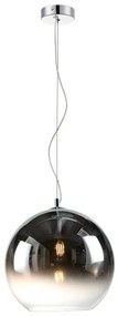 Κρεμαστό Φωτιστικό Οροφής Με Γυαλί DROP-300 E27 60W Sunlight-DROP-300-CH-Χρώμιο DROP-300-CH