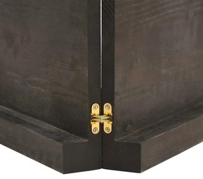 VidaXL Επιφάνεια Τραπεζιού Σκούρο Καφέ 180x60x(2-6)εκ Επεξ. Μασίφ Δρυς