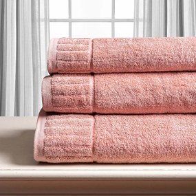 Πετσέτα Χεριών (40x60) Silk Fashion Μελωδία 600gsm Ροζ