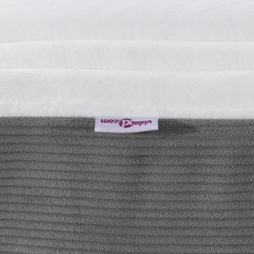 vidaXL Στρώμα με Ελατήρια Pocket, Γκρι ανοιχτό, Μεσαίο, 140x190x20 εκ. Υφάσματος