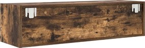vidaXL Ντουλάπι TV 100 x 31 x 25,5 εκ. Καπνιστή δρυς