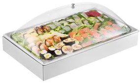 VEVOR Countertop Food Serving Display Container Condiment Dispenser with Lid