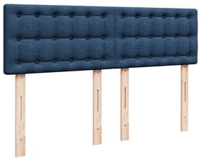 ΚΡΕΒΑΤΙ BOXSPRING ΜΕ ΣΤΡΩΜΑ ΜΠΛΕ 140X190 ΕΚ. ΥΦΑΣΜΑΤΙΝΟ 3287083