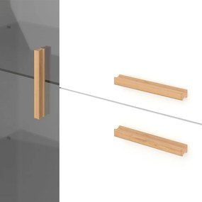 Βιτρίνα Belle Λευκό 102.5x41x152.5cm - TO-BELLE1W2DWHITE - TO-BELLE1W2DWHITE