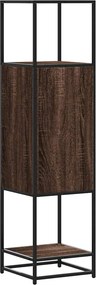 vidaXL Highboard καφέ δρυς Κατασκευασμένο ξύλο και μέταλλο