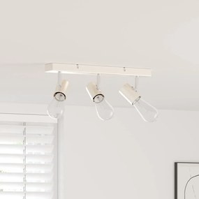 vidaXL Σποτ οροφής Βουρτσισμένο νικέλιο 38 x 6.5 x 11.5 εκ Ατσάλι