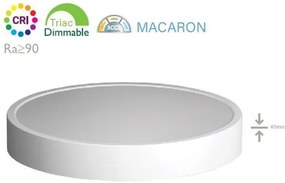 Φωτιστικό Οροφής Πάνελ LED 32W 3CCT ΦOS_ME-05-00456-1-Λευκό 05-00456-1