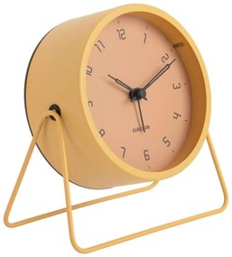 Ρολόι Επιτραπέζιο - Ξυπνητήρι Stark KA5952YE Φ13,5x6,5x13cm Honey Yellow Karlsson Μέταλλο