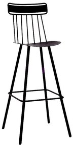 Σκαμπό Μπαρ Ariandy/S 02-00-0476 45x44x108cm Black