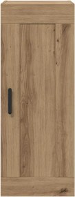 vidaXL Επιτοίχιο ντουλάπι Artisan Oak 34,5 x 34 x 90 εκ.