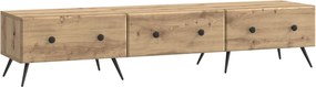 vidaXL Ντουλάπι TV Artisan Δρυς 147 x 34,5 x 30 εκ Επεξεργασμένο Ξύλο