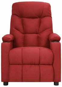 vidaXL Πολυθρόνα Ανακλινόμενη Μπορντό Υφασμάτινη