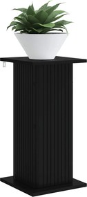 vidaXL Βάση φυτών Μαύρο 30,5 x 30 x 60,5 εκ Επεξεργασμένο Ξύλο