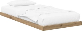 vidaXL Κρεβάτι δαπέδου Artisan Oak 80 x 200 cm Επεξεργασμένο ξύλο