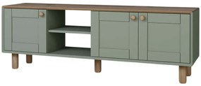 Έπιπλο Τηλεόρασης Bohemian 350MWD1701 160x40x56cm Oak-Green